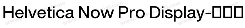 Helvetica Now Pro Display字体转换